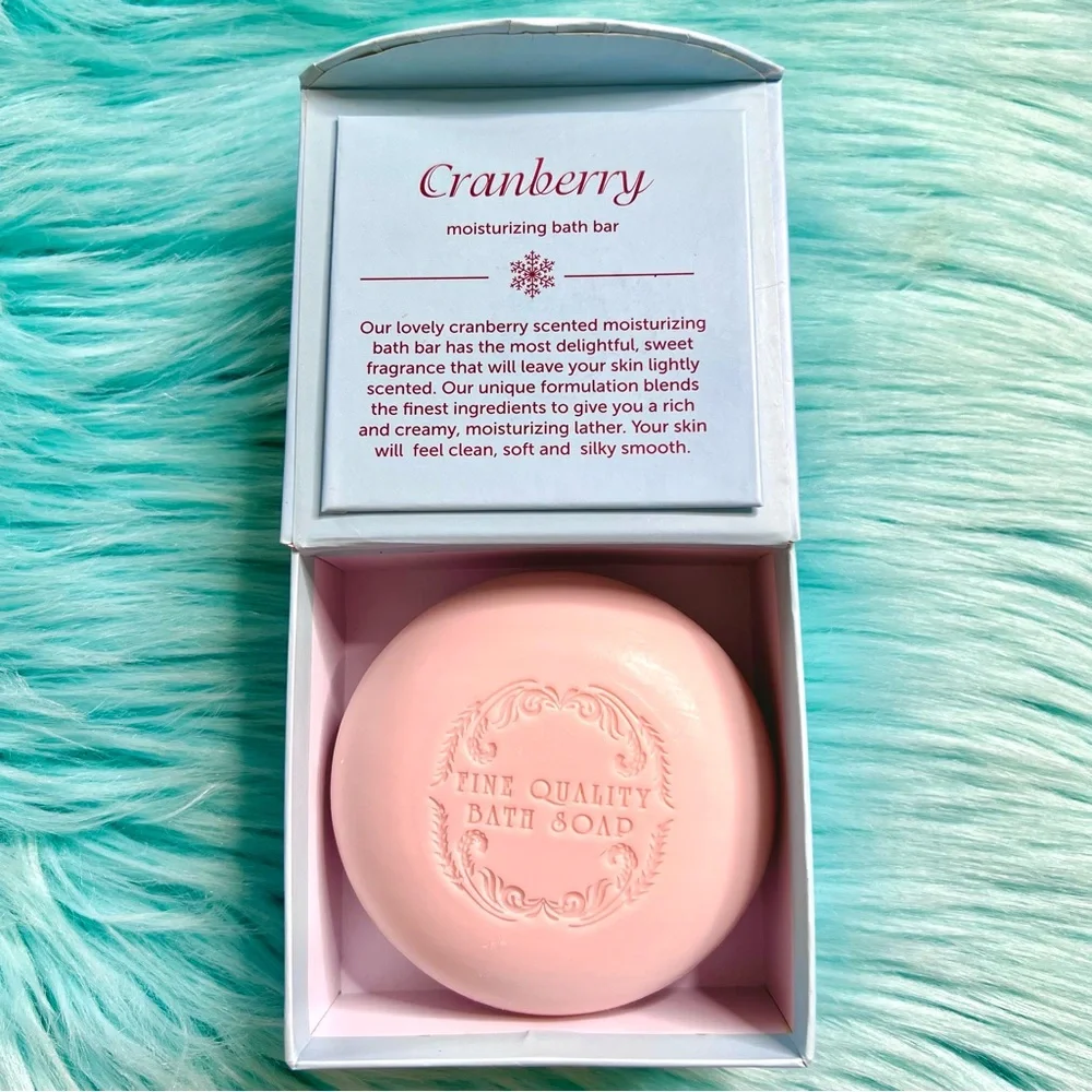 Cranberry 7.5 oz. Moisturizing Bath Bar Fine Quality Soap Made In USA